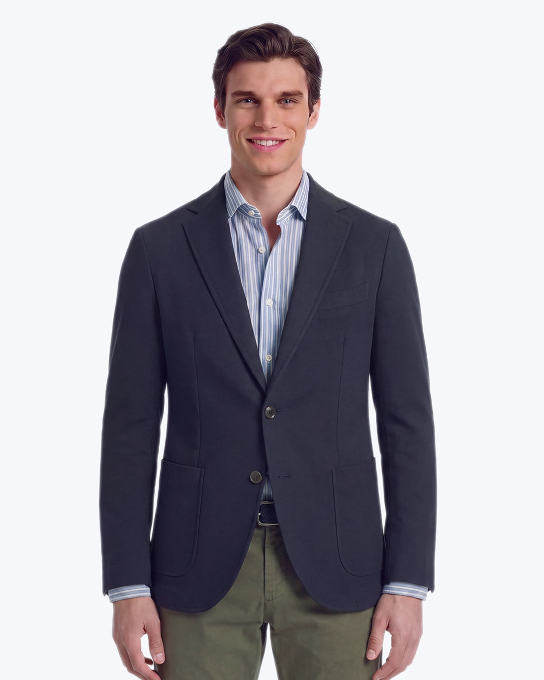BLAZER FLEECE NAVY CIRCOLO