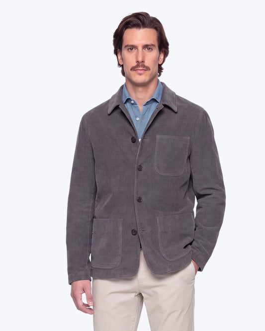 CHAQUETA DE PANA GRIS ALTEA