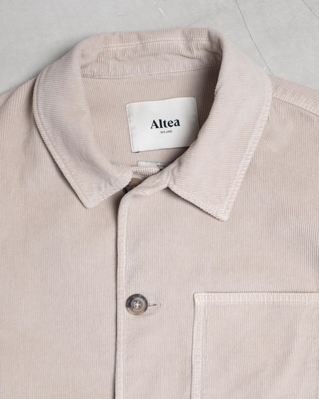 CHAQUETA DE PANA BEIGE ALTEA