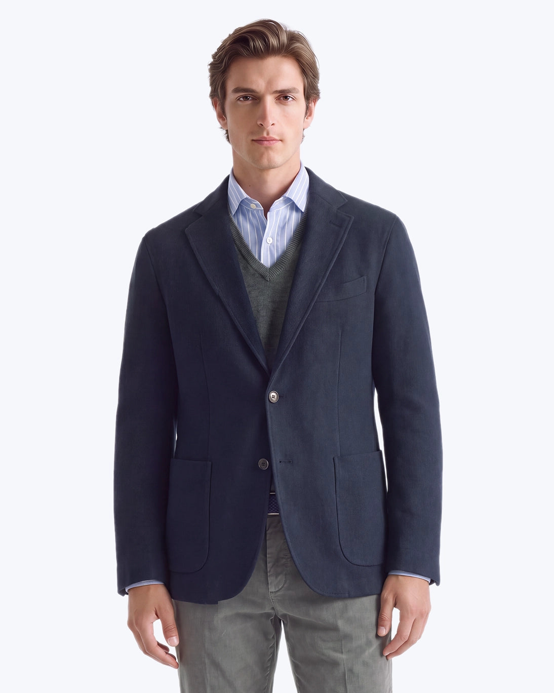 BLAZER DE PUNTO NAVY CIRCOLO