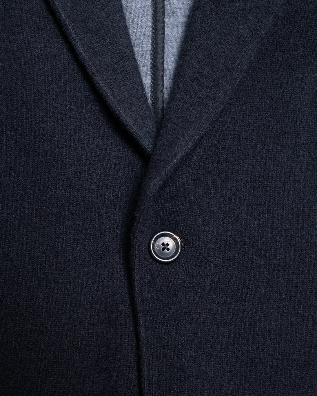 BLAZER DE PUNTO AZUL GRIS CIRCOLO