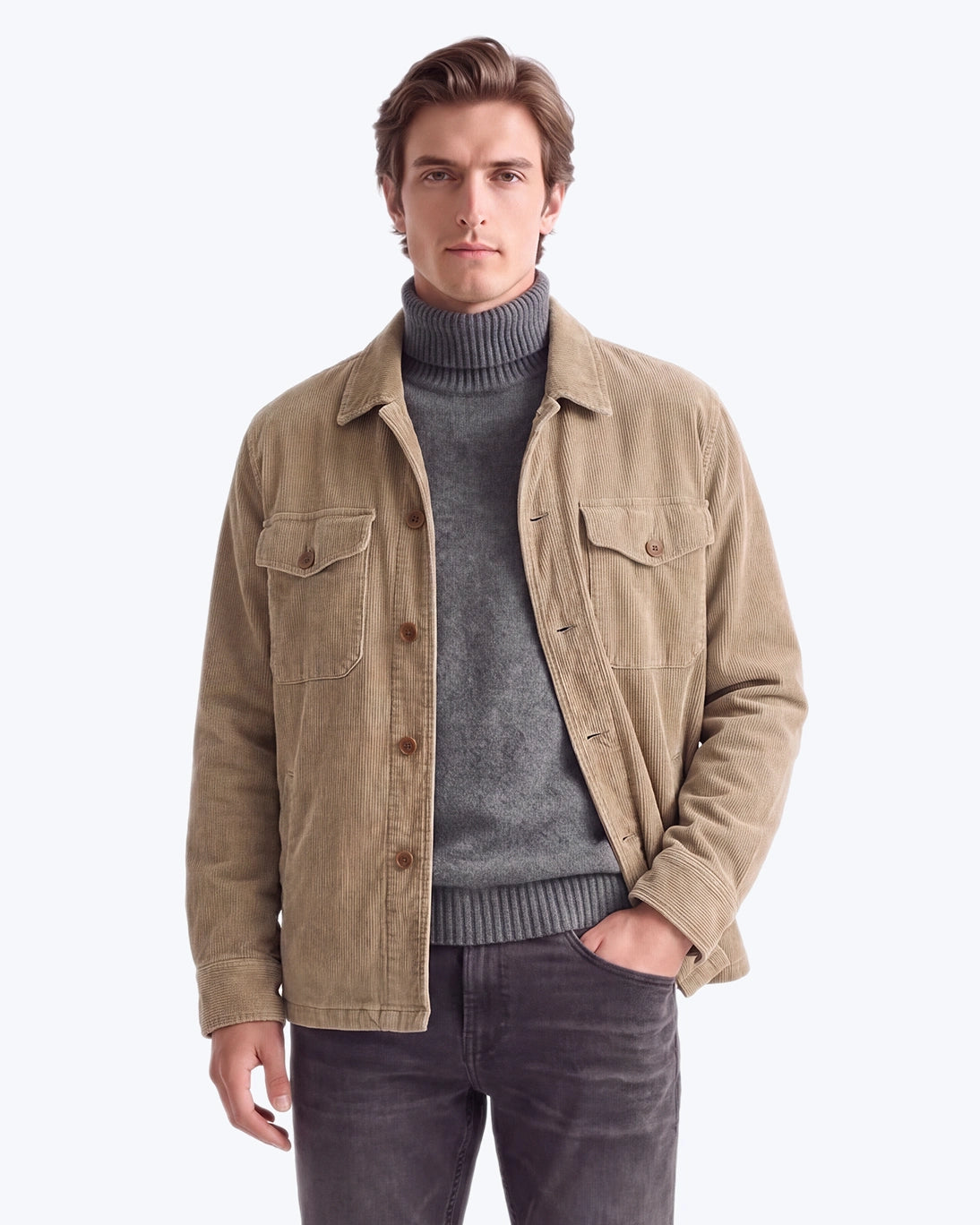 CHAQUETA DE PANA BEIGE JOYCE HARTFORD