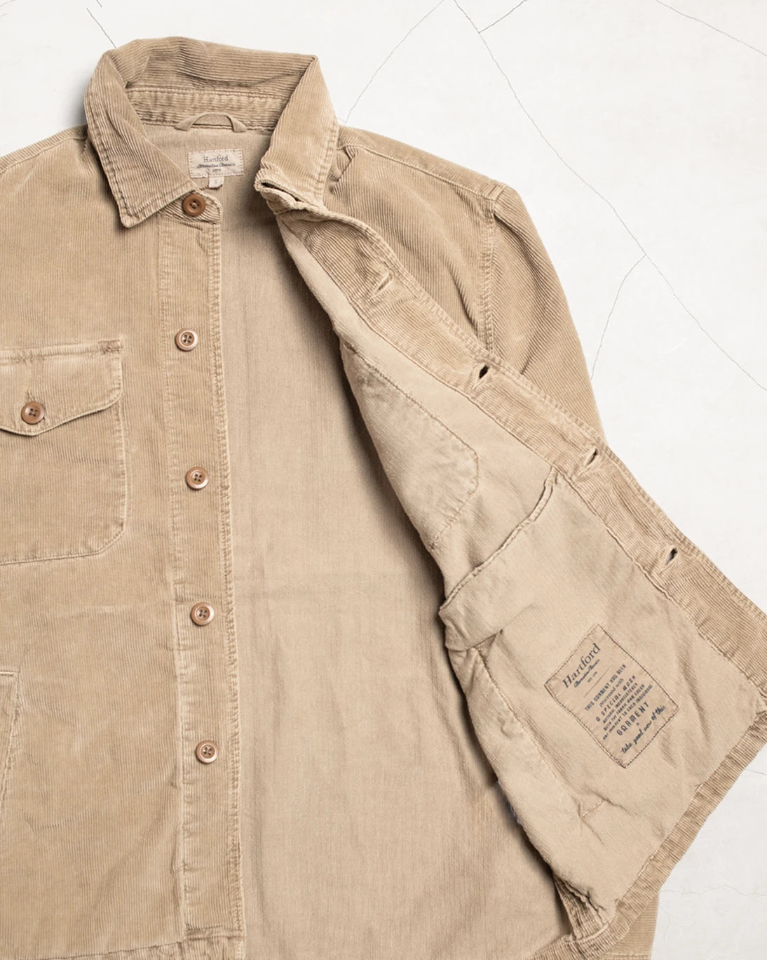 CHAQUETA DE PANA BEIGE JOYCE HARTFORD