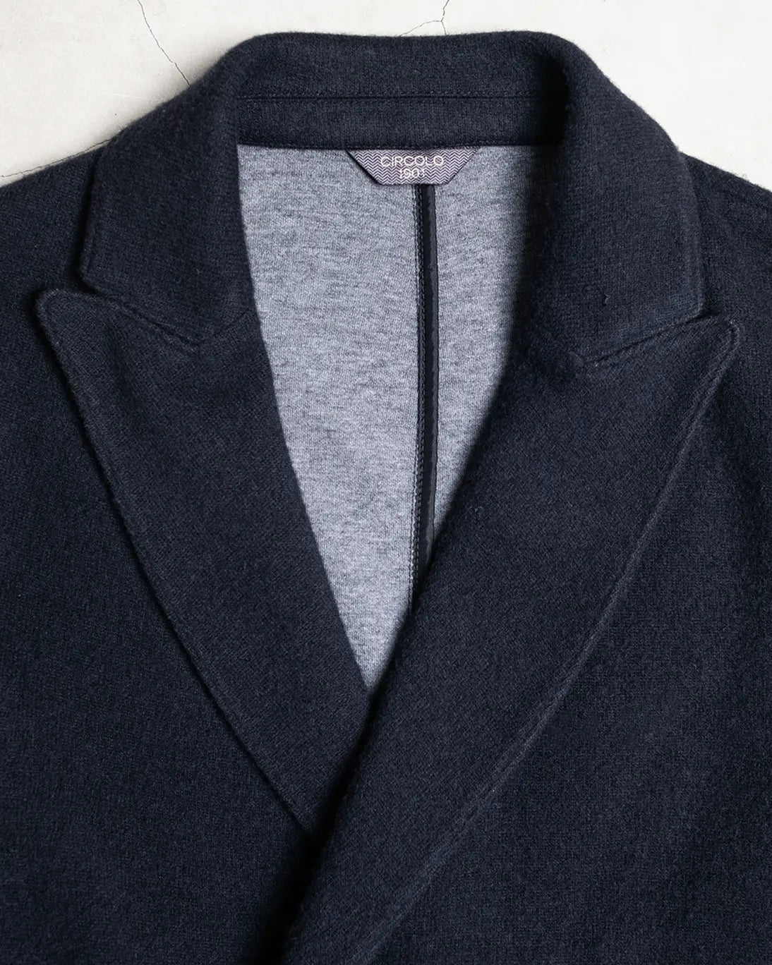 BLAZER DE PUNTO CRUZADA NAVY CIRCOLO
