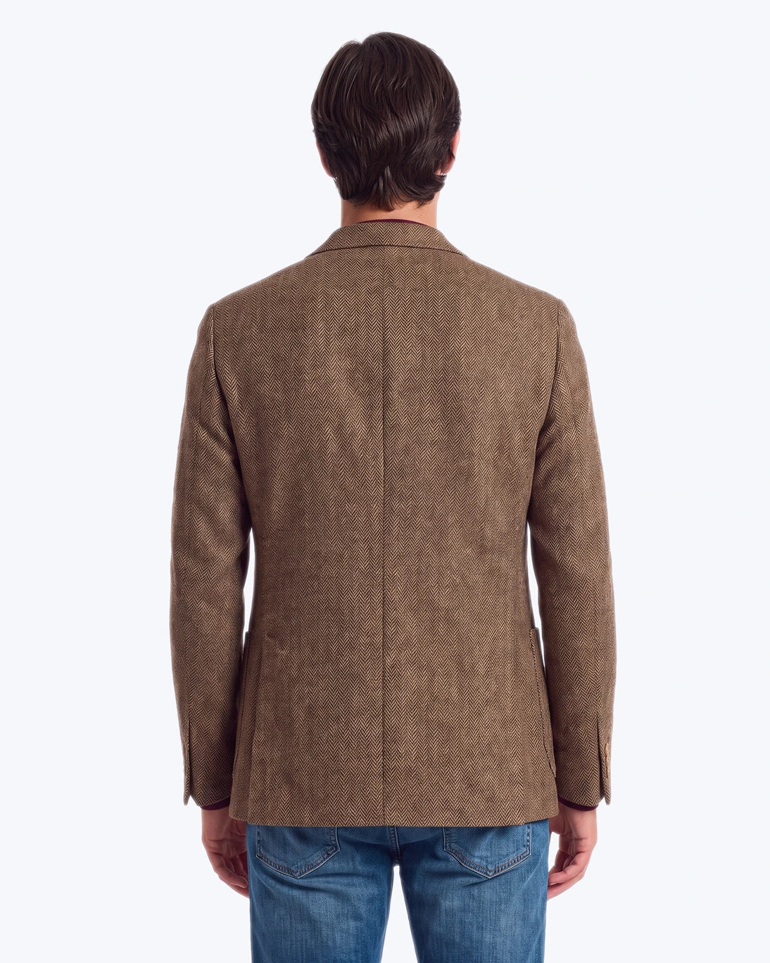 BLAZER CAESAR ESPIGA MARRÓN