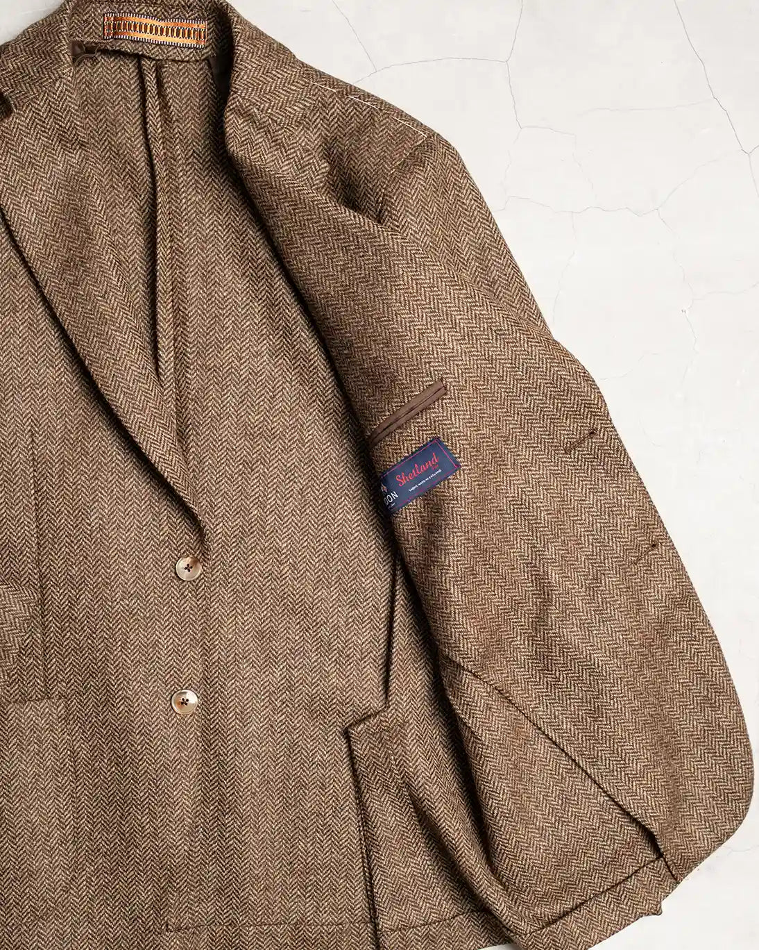 BLAZER CAESAR ESPIGA MARRÓN