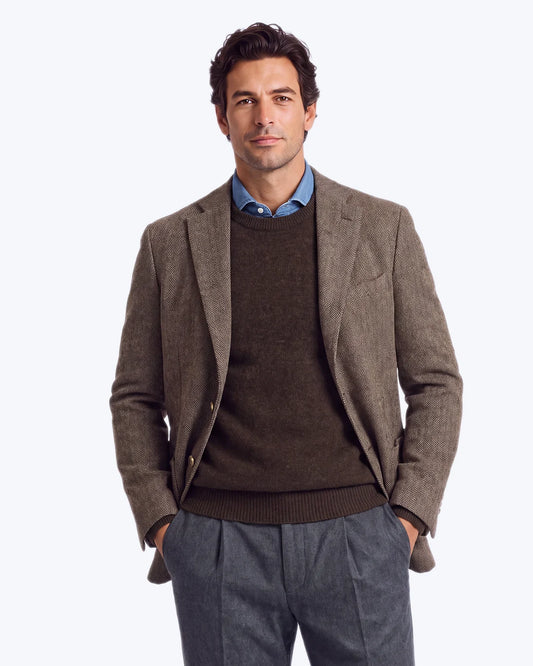 BLAZER JERRY KEY ESPIGA MARRÓN