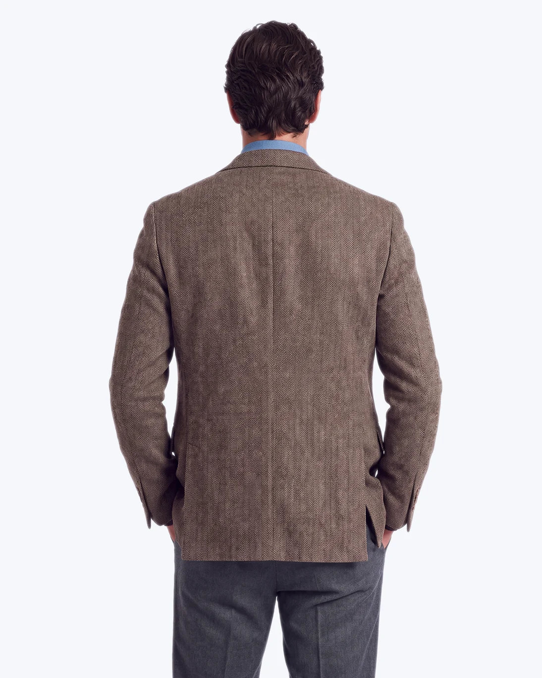 BLAZER JERRY KEY ESPIGA MARRÓN