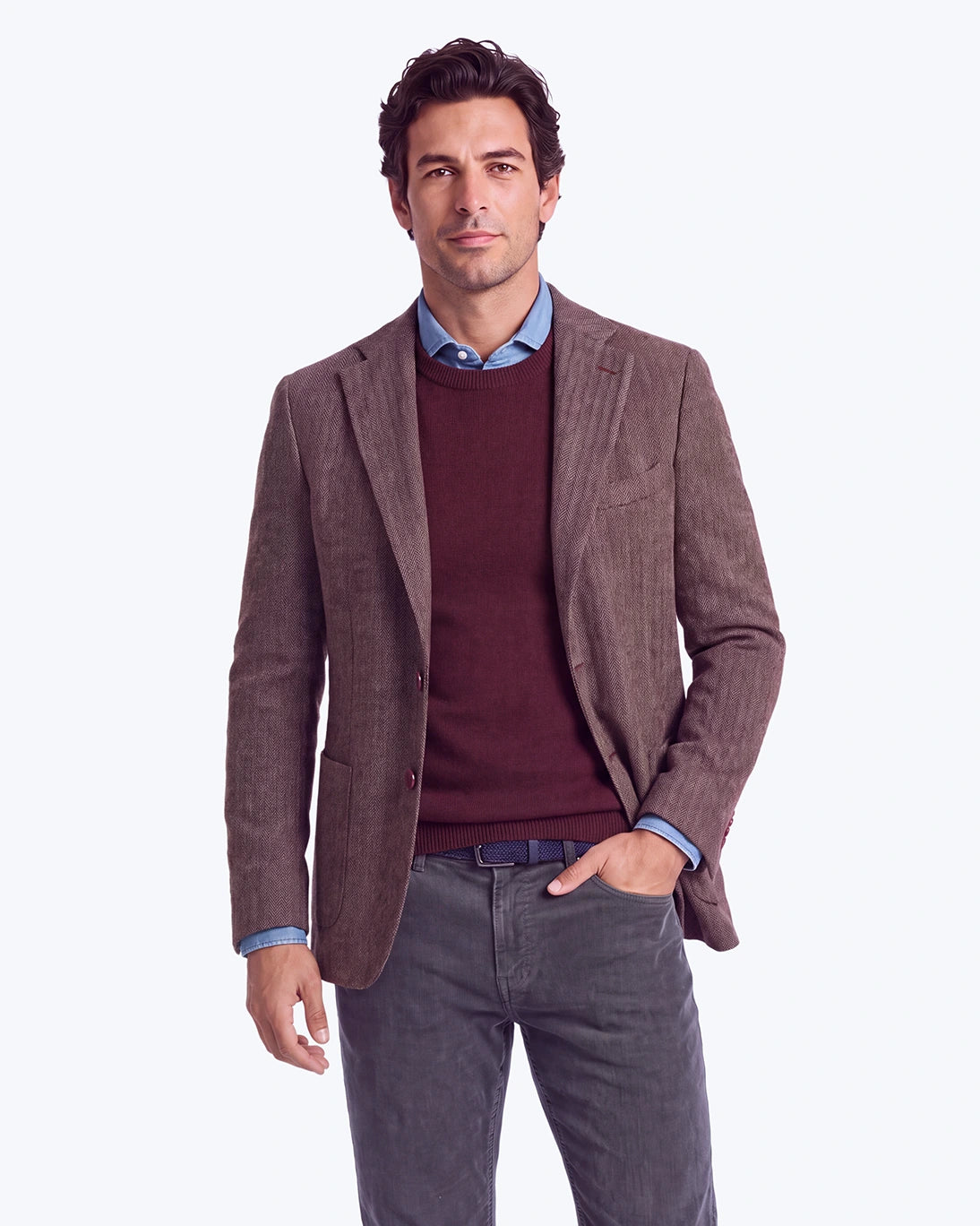 BLAZER JERRY KEY ESPIGA BURDEOS