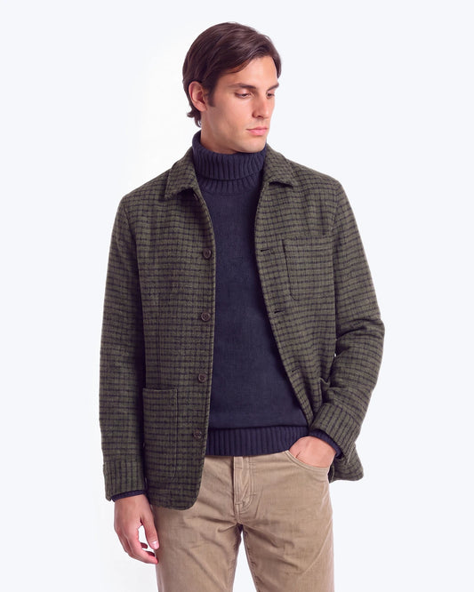 CHAQUETA 3 BOLSILLOS GALLIA CUADROS
