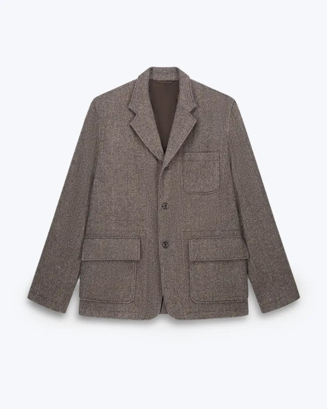BLAZER DE ESPIGA MARRÓN HARTFORD