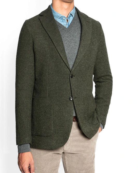 BLAZER DE LANA VERDE OSCURO CIRCOLO