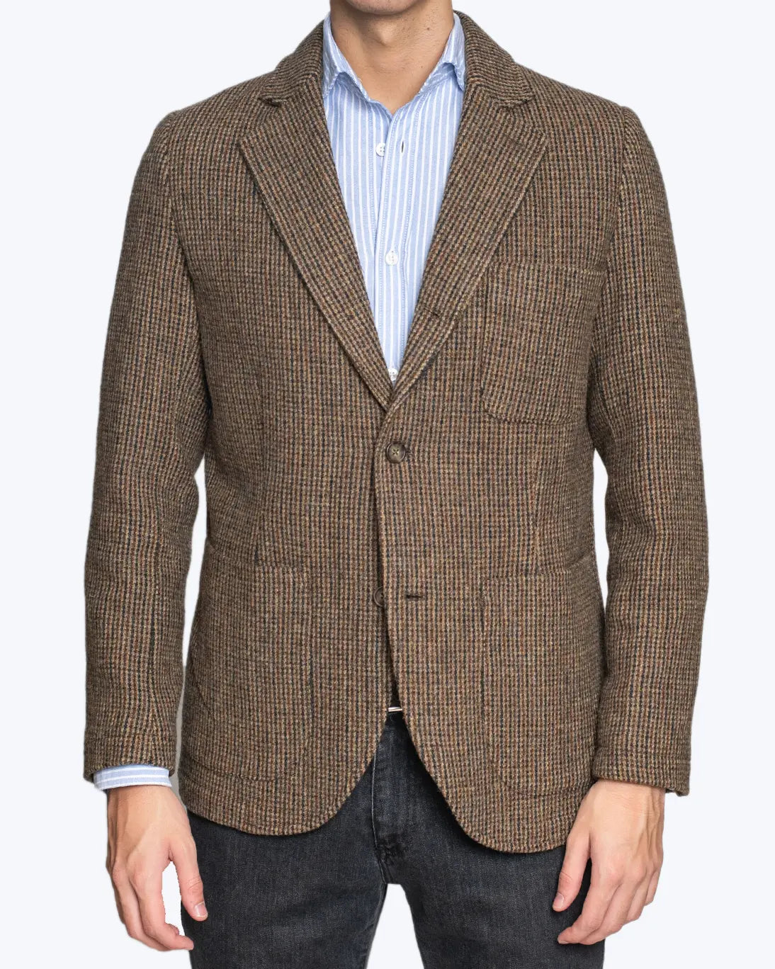 BLAZER PATA DE GALLO MARRÓN SEBAGO