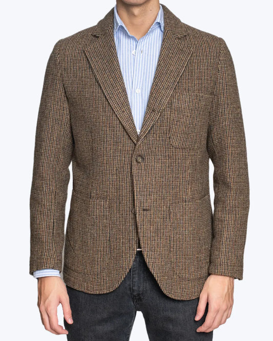 BLAZER PATA DE GALLO MARRÓN SEBAGO