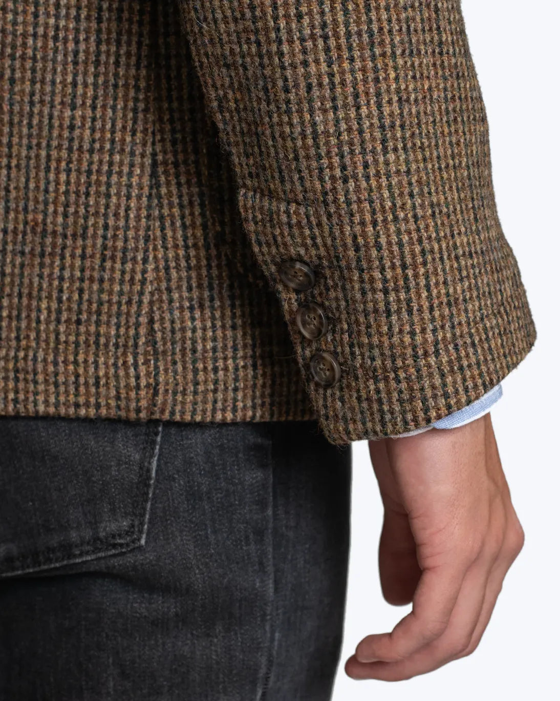 BLAZER PATA DE GALLO MARRÓN SEBAGO