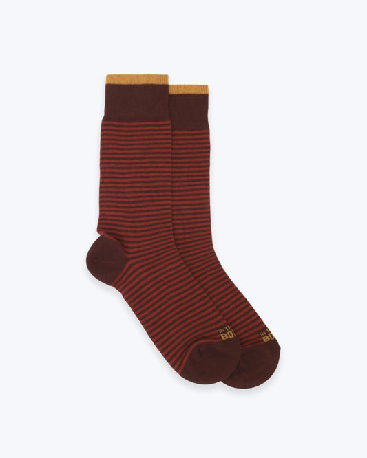 CALCETINES DE RAYAS ROJOS INTHEBOX