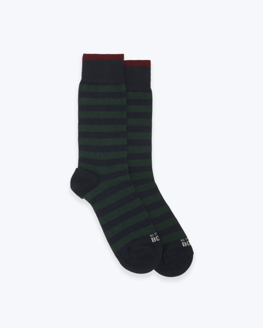CALCETINES DE RAYAS VERDE Y AZUL INTHEBOX
