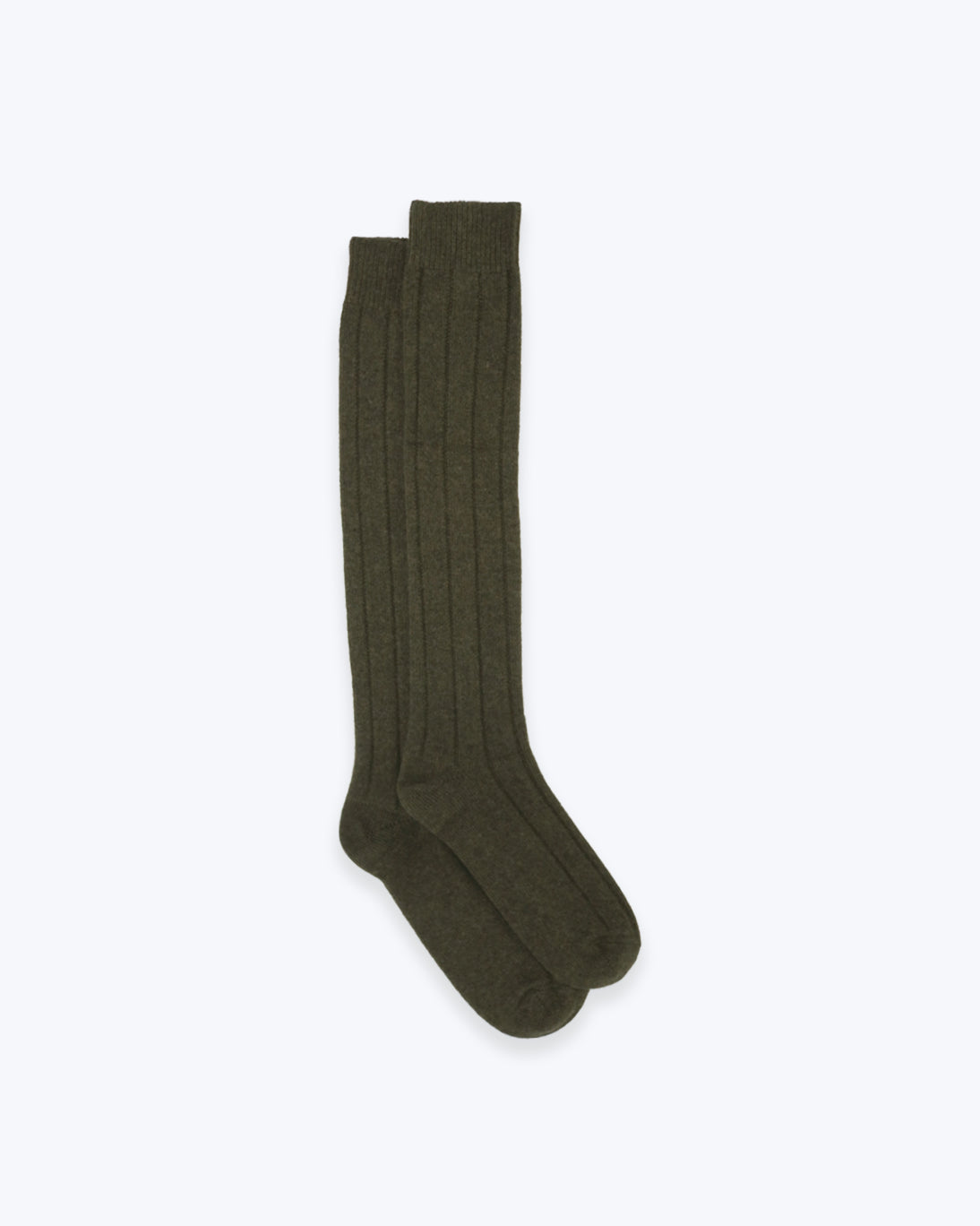 CALCETINES DE CASHMERE VERDES ANT45