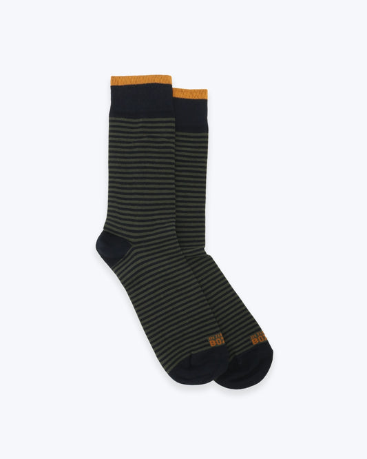 CALCETINES INTHEBOX RAYAS AZULES Y VERDES