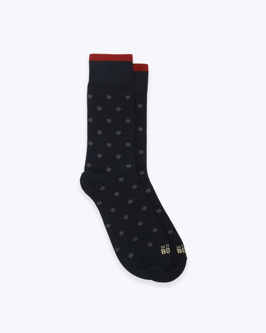 CALCETINES INTHEBOX LUNARES GRISES Y AZULES