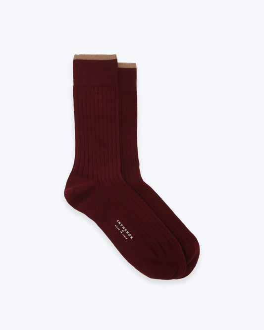 CALCETINES INTHEBOX BURDEOS