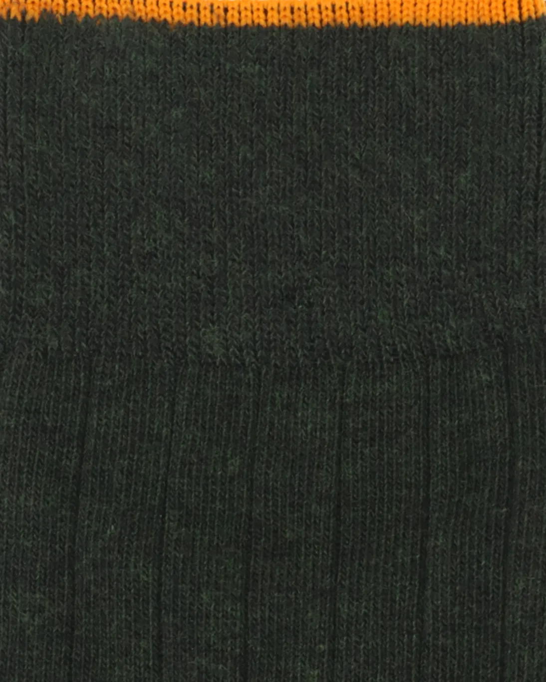 CALCETINES GALLO DE LANA VERDE OSCURO Y NARANJA