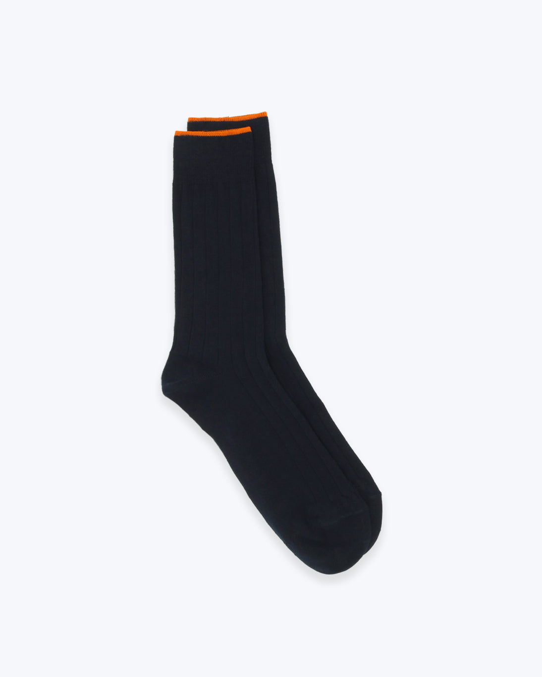 CALCETINES GALLO DE LANA AZUL MARINO Y NARANJA
