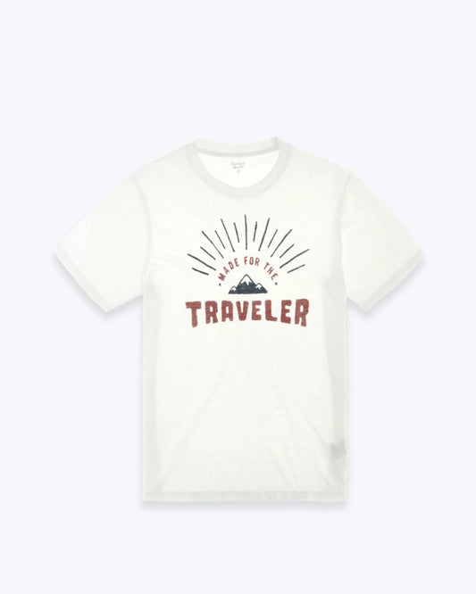 CAMISETA BLANCA DE MANGA CORTA HARTFORD