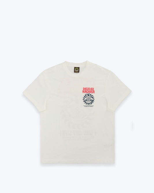 CAMISETA BLANCO ROTO DEUS