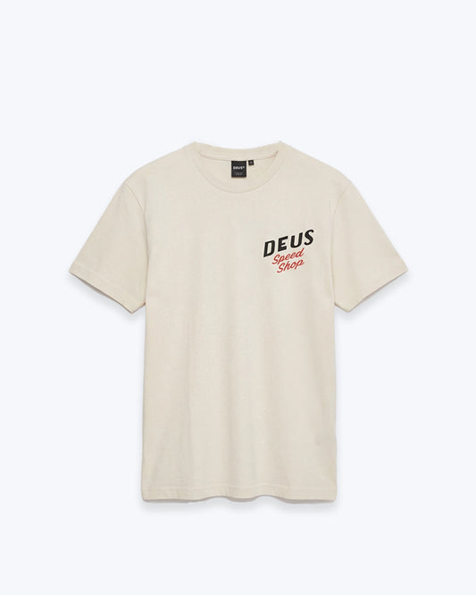 CAMISETA BLANCO ROTO REGULAR FIT DEUS