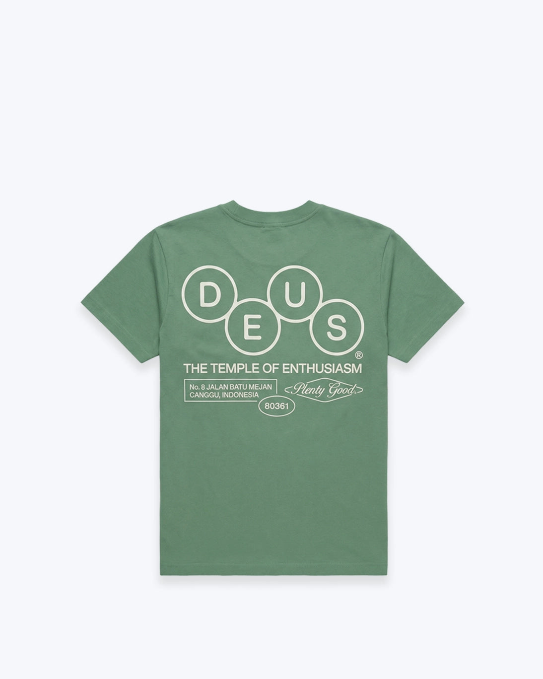CAMISETA VERDE REGULAR FIT DEUS