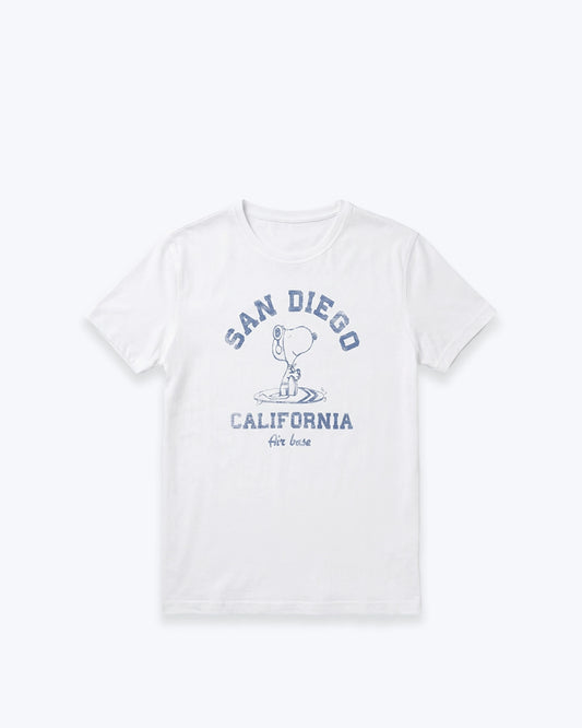 CAMISETA BLANCA SAN DIEGO SNOOPY BL´KER
