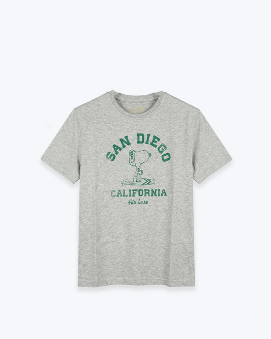CAMISETA GRIS SAN DIEGO SNOOPY BL´KER