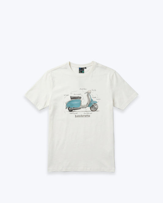 CAMISETA BLANCA MOTO HOMEWARD