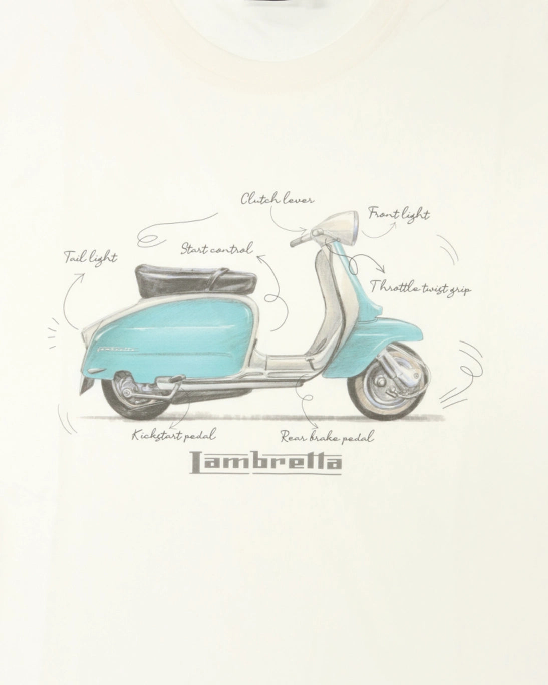 CAMISETA BLANCA MOTO HOMEWARD