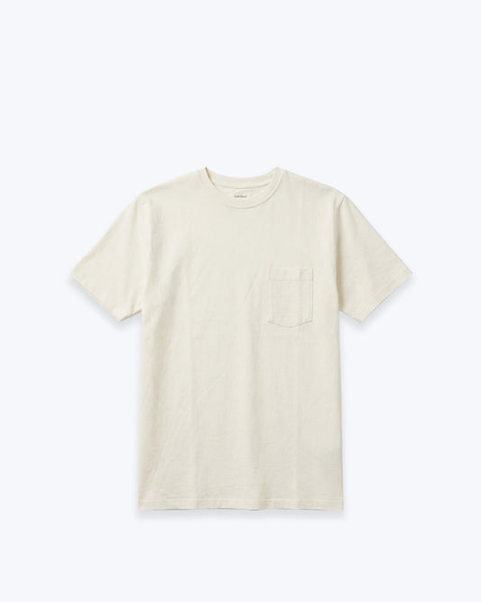 CAMISETA CON BOLSILLO CREMA HARTFORD