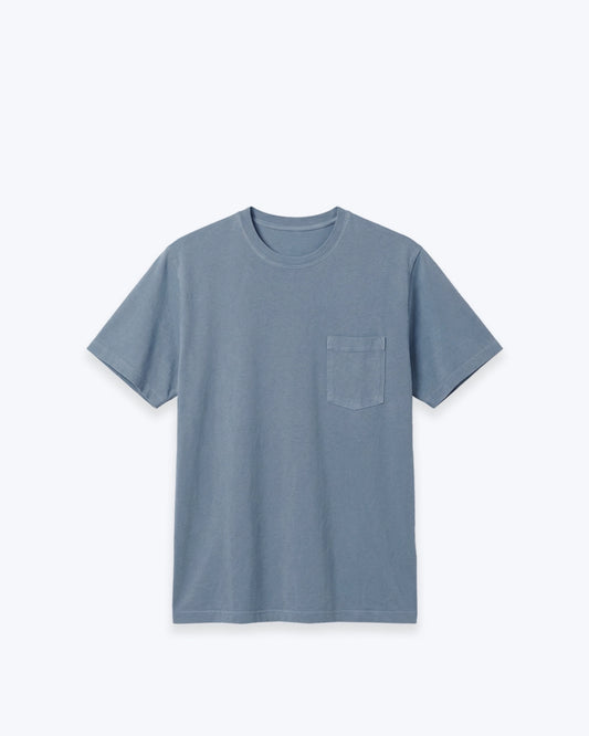 CAMISETA CON BOLSILLO AZUL CLARO HARTFORD