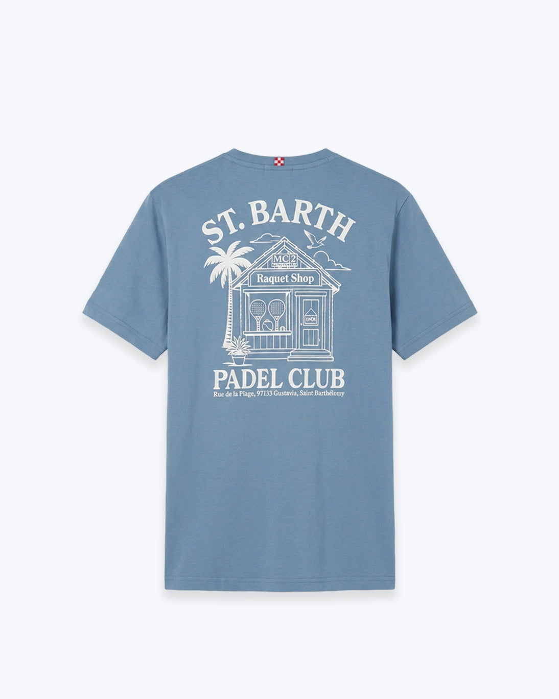 CAMISETA PADEL AZUL MC2