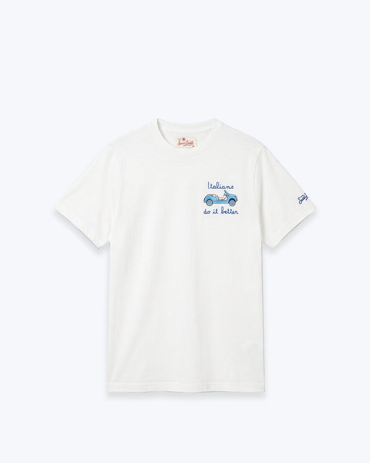 CAMISETA BLANCA ITALIANS MC2