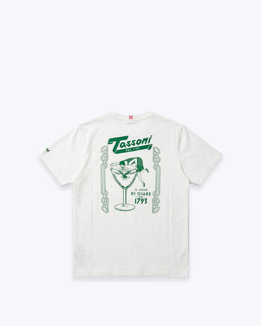 CAMISETA BLANCA TASSONI MC2