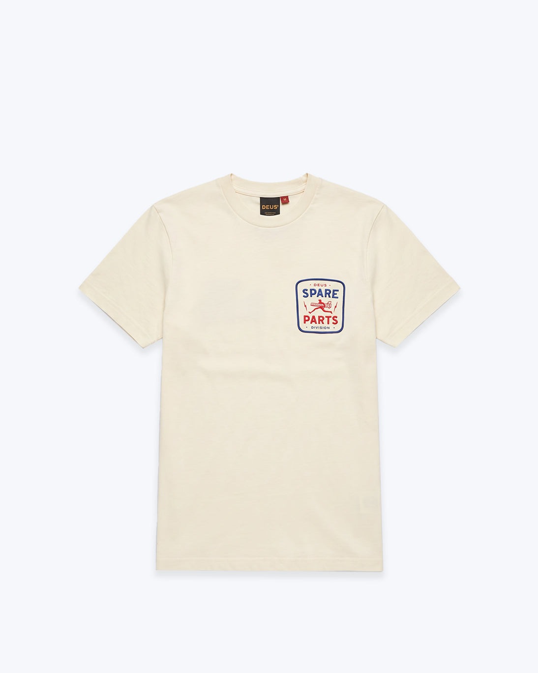 CAMISETA MUDFLAP CREMA DEUS EX MACHINA