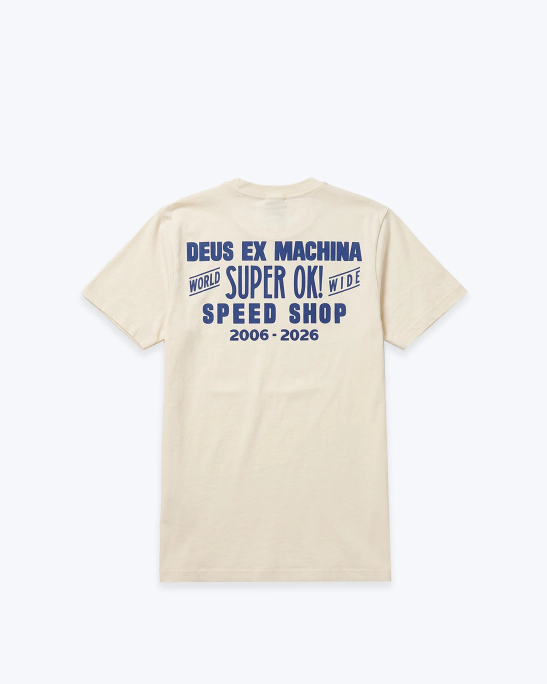 CAMISETA MUDFLAP CREMA DEUS EX MACHINA