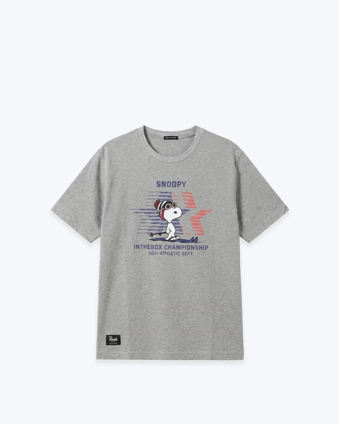 CAMISETA SNOOPY SKI GRIS INTHEBOX