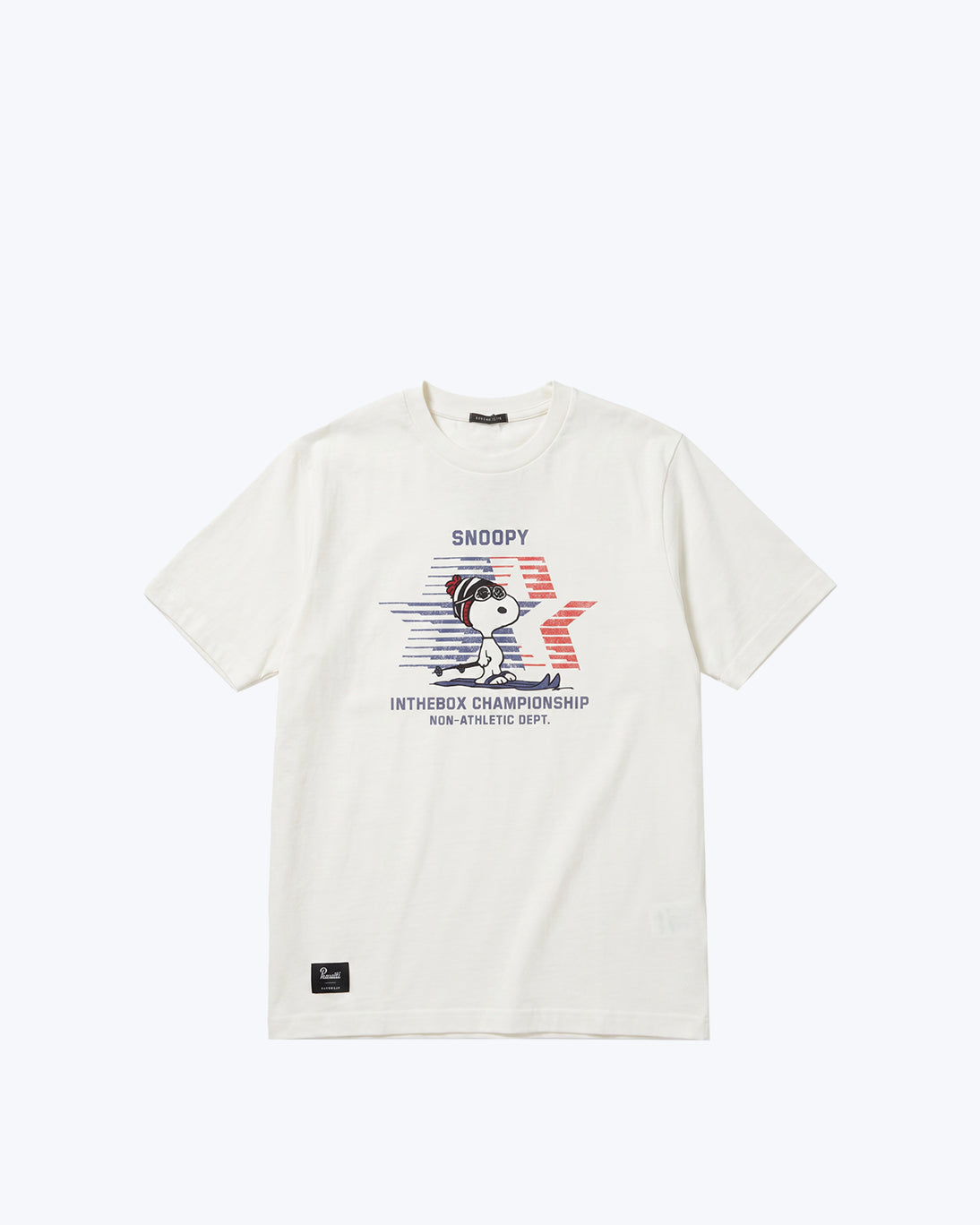 CAMISETA SNOOPY ESQUÍ BLANCA INTHEBOX