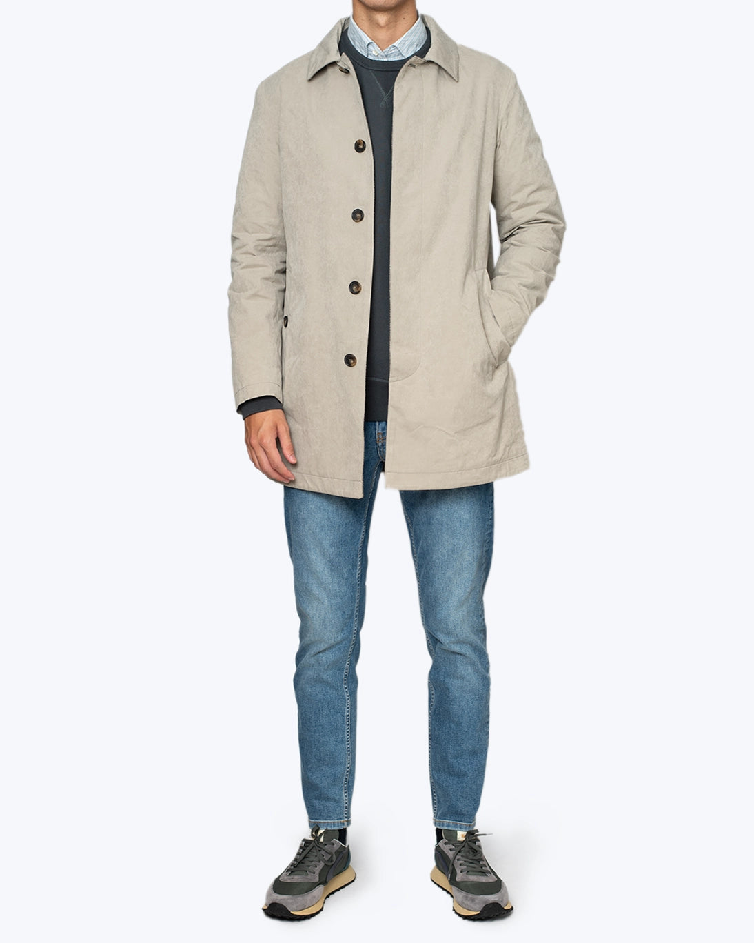 GABARDINA BEIGE CON FORRO L'IMPERMEABILE