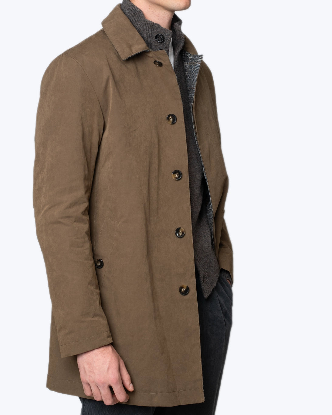 GABARDINA VERDE L'IMPERMEABILE