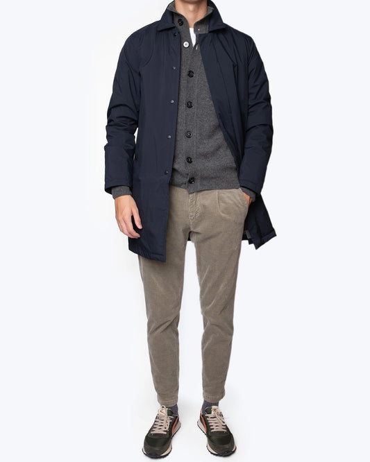 GABARDINA AZUL MARINO CON FORRO AT.P.C.O.