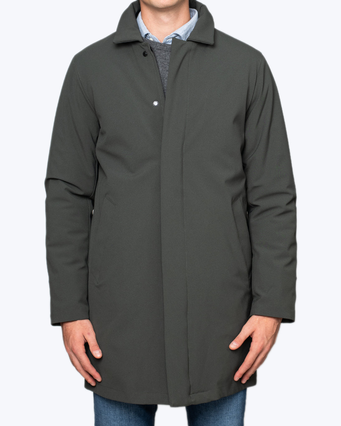 GABARDINA VERDE ACOLCHADA AT.P.CO