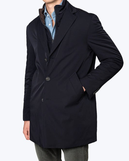 GABARDINA AZUL CON FORRO PAOLONI