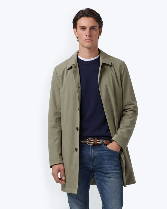 GABARDINA VERDE REPELENTE AL AGUA PAOLONI